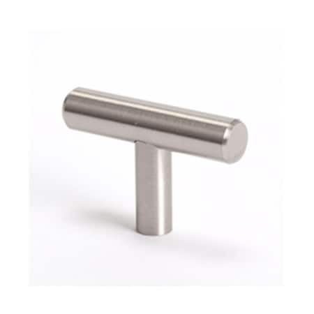 Berenson 1.5 in. Advantage Plus 7 T-Knob, Brushed Nickel BE9435 2BPN